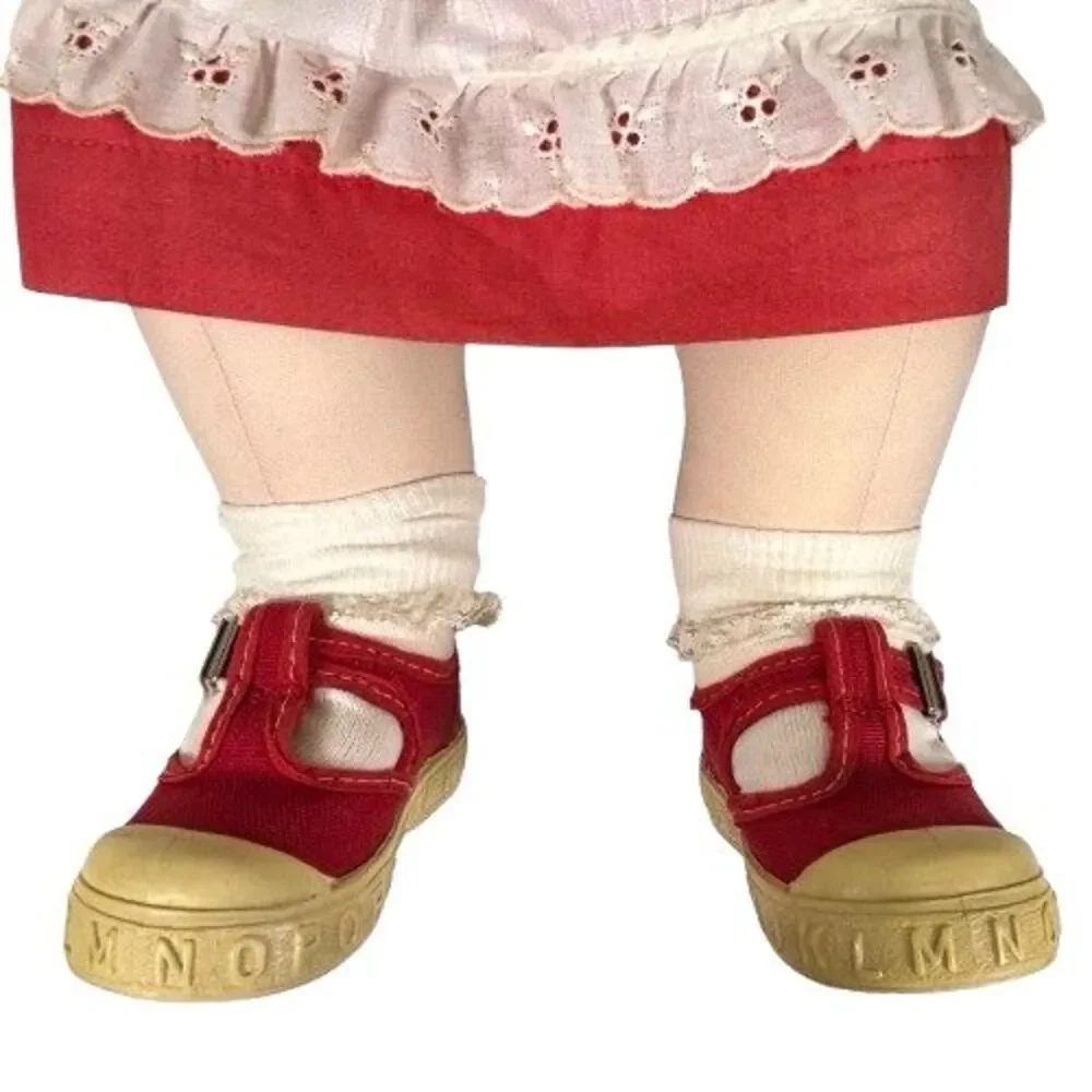 VINTAGE Cloth Handmade Doll 22